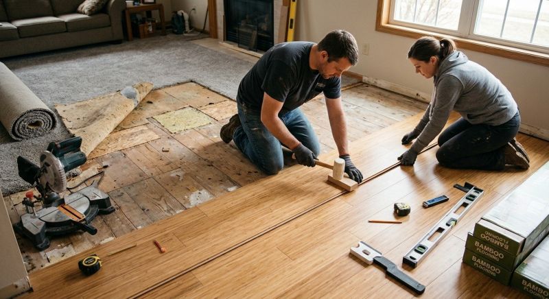 Bamboo Flooring Installation in New Brunswick, NJ