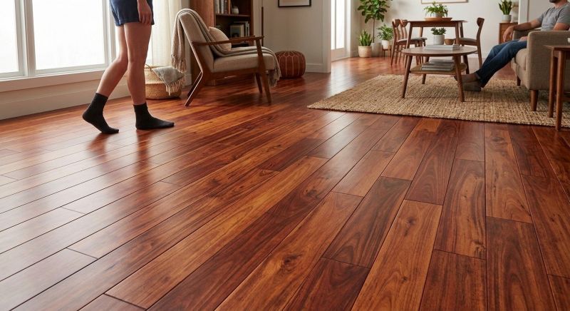 Cherry Floor Installation in Trenton, NJ