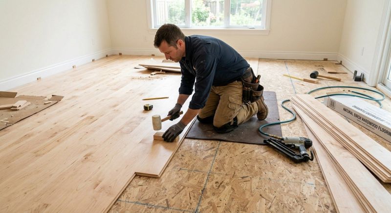Maple Flooring Installation in Jersey City, NJ