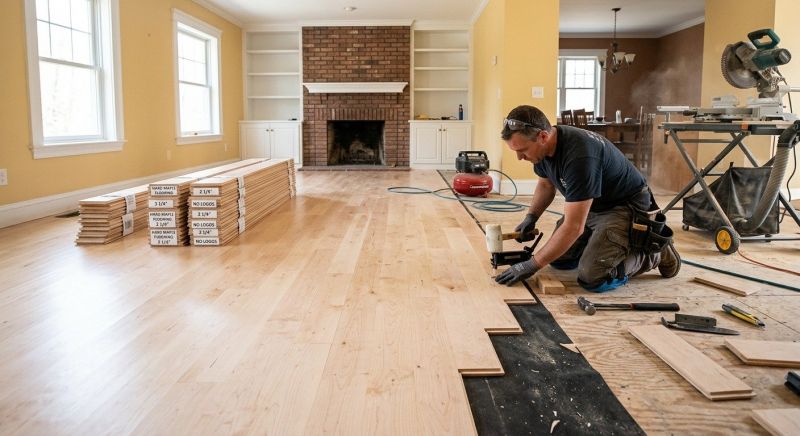 Maple Flooring Installation in Newark, NJ