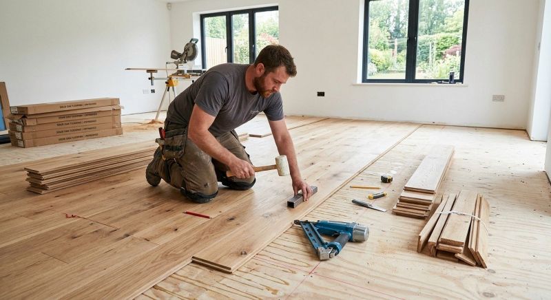 Oak Floor Installation in Stirling, NJ