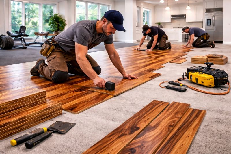 Teak Flooring Installation in New Brunswick, NJ