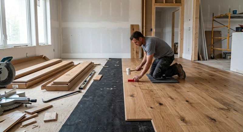 Wide Plank Floor Installation in New Brunswick, NJ