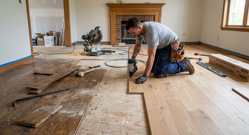 Wood Floor Replacement in Basking Ridge, NJ