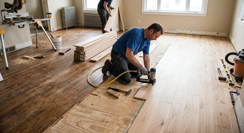 Wood Floor Replacement in Stirling, NJ