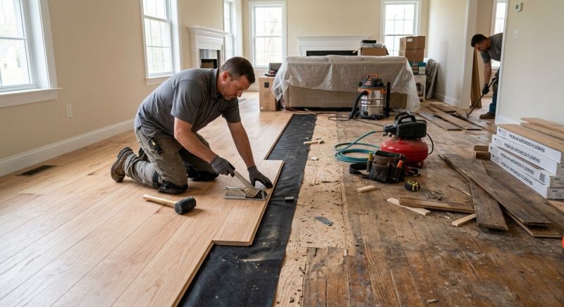 Wood Floor Replacement in Stirling, NJ